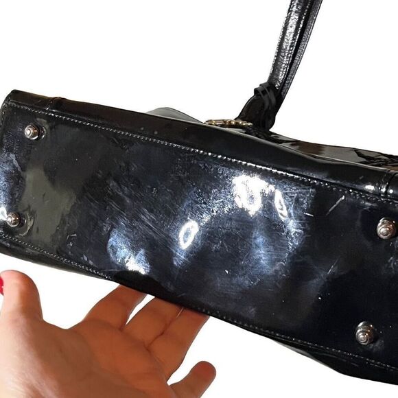 Patent Leather Brighton Handbag - Picture 9 of 13